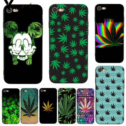 Case Abstractionism Art High Weed Coque Shell Print