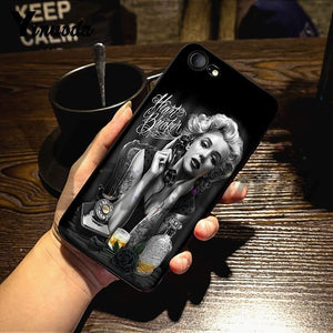 Marilyn Monroe Lovely Soft Silicon iPhone Case